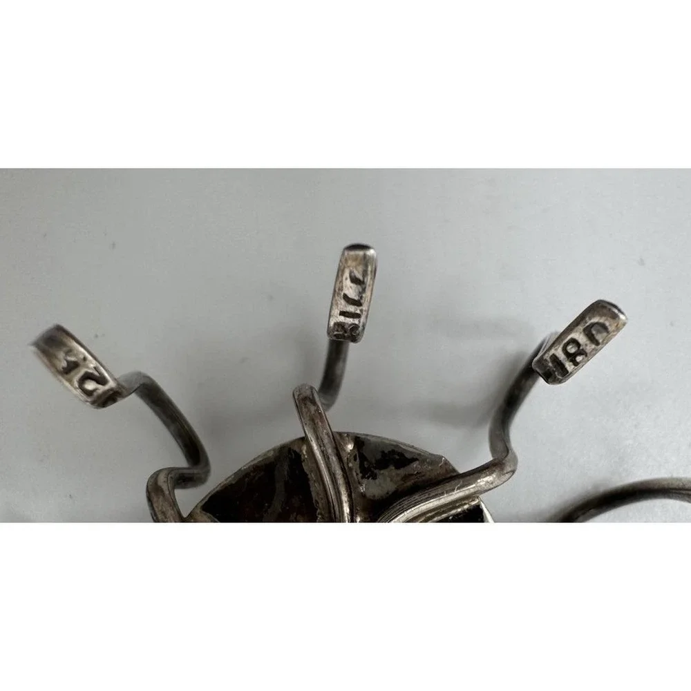 Vintage Sterling Silver Spider Brooch 925‎ Taxco Style Insect Pin Gothic Jewelry - Picture 5 of 7